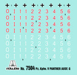 EAN 8001283075046 - Italeri PZ. KPFW. V PANTHER AUSF.G Tank model Kit de montaje 1:72 imagen 2