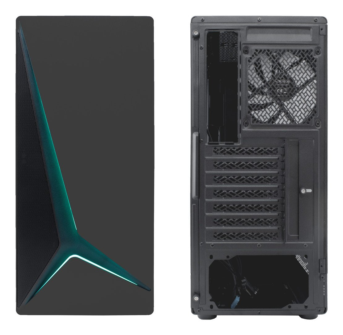 Caja Pc Coolbox Gaming Atx Ga450 Starlight Black Argb Usb-C 1 Vent.