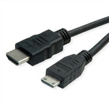Roline Verde Hdmi High Speed Cable Mit Ethernet, Hdmi St - Mini Hdmi St, 2 M