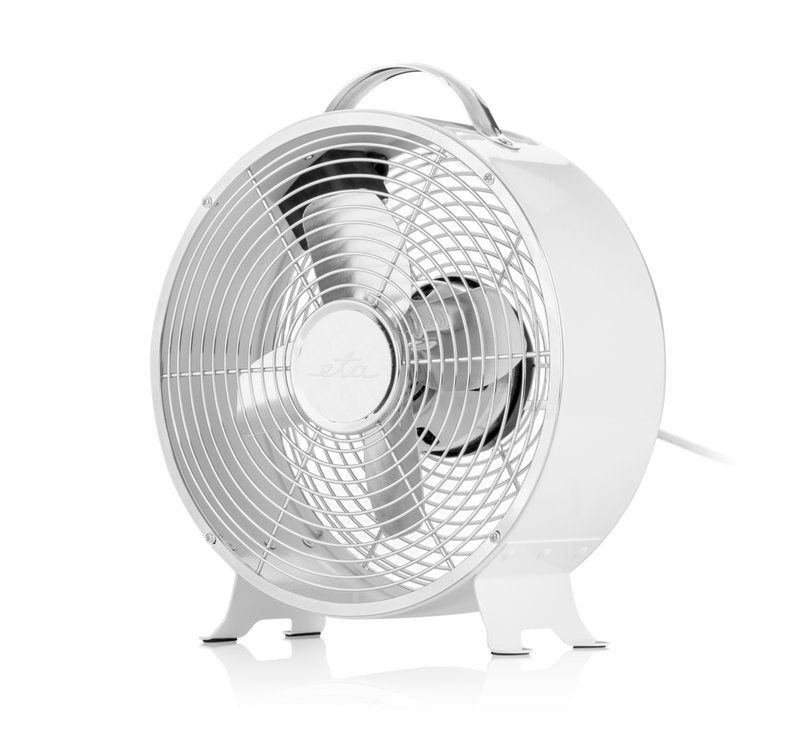Ventilador De Sobremesa Eta 0608 90000 Blanco, Metal, 49 Db