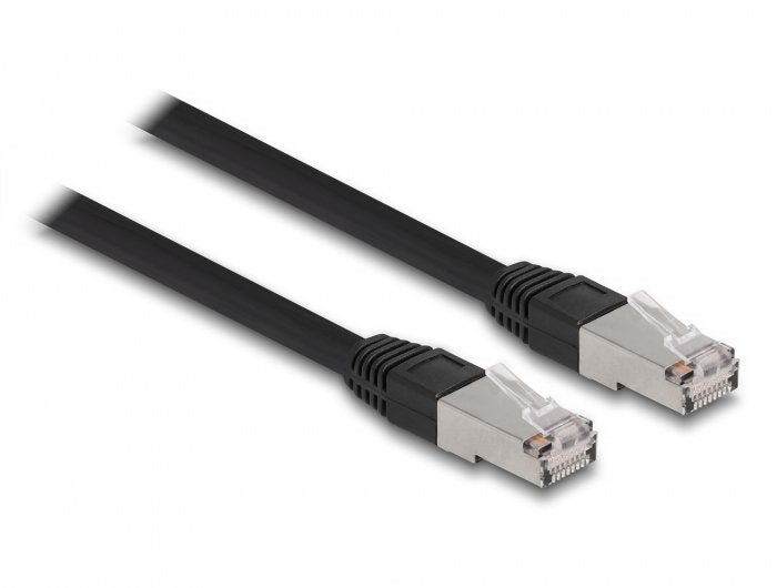 Delock Rj45 Netzwerkcable Cat.6a S Ftp Pe Outdoor 3 M Schwarz