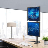 Techly Ica-Lcd 2520v Soporte De Mesa Para Pantalla Plana 68,6 Cm (27") Independiente Negro