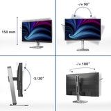 EAN 8721038002447 - Philips 27B2U4601/00 pantalla para PC 68,6 cm (27") 2560 x 1440 Pixeles Quad HD LCD Gris imagen 5