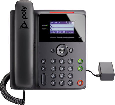 EAN 0197497341324 - Poly Edge B30 IP Phone and PoE-enabled teléfono IP Negro 4 líneas LCD imagen 1