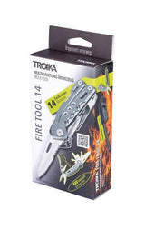 EAN 4024023202414 - TROIKA TOL45/GY alicate multiherramienta Llavero 14 herramientas Gris imagen 5