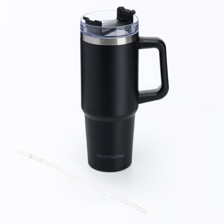 EAN 8021735219200 - Muitomas TRAVELMUG900BK taza de viaje 900 ml Negro Acero inoxidable imagen 5