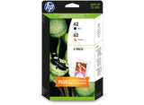 Tinta Original Hp 62 Multipack Negro Tricolor