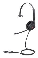 Auriculares  Yealink Headsets Uh37 Mono Teams Usb-C A