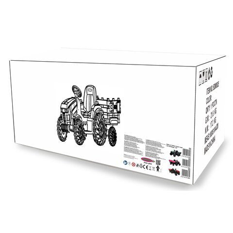 Correpasillos Jamara Ride-On Tractor Super Load Con Remolque12v Rosa