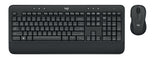 Teclado Alemán Logitech Mk545 Advanced Wireless Combo Ratón Incluido Usb Qwertz Negro