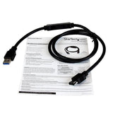 Startech.Com Cable De 91cm Adaptador Usb 3.0 A Esata Para Disco Duro O Ssd Sata De 6 Gbps Controlador De Almacenamiento Esata 6gb/S Usb 3.0