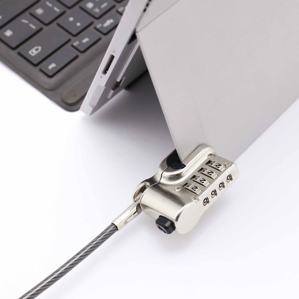 Dicota D31742 Cable Antirrobo Plata 2 M