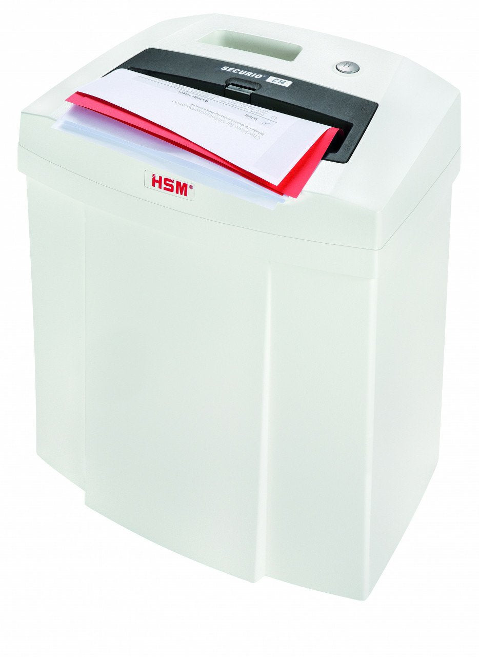 EAN 4026631053976 - HSM Securio C14 - 3.9 mm triturador de papel Corte en tiras 60 dB 22,5 cm Negro, Blanco imagen 3