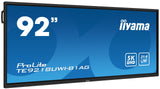 EAN 4948570124305 - iiyama TE9218UWI-B1AG pantalla de señalización Panel plano interactivo 2,32 m (91.5") LED Wifi 500 cd / m imagen 2