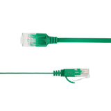 Flat U/Utp Cat6a Green 4.5m Awg 34/7, Pvc, 1x4mm Utp-Fl6a-00450-Gr