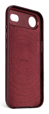 Decoded Leather Backcover Iphone 17 Air Dark Ruby
