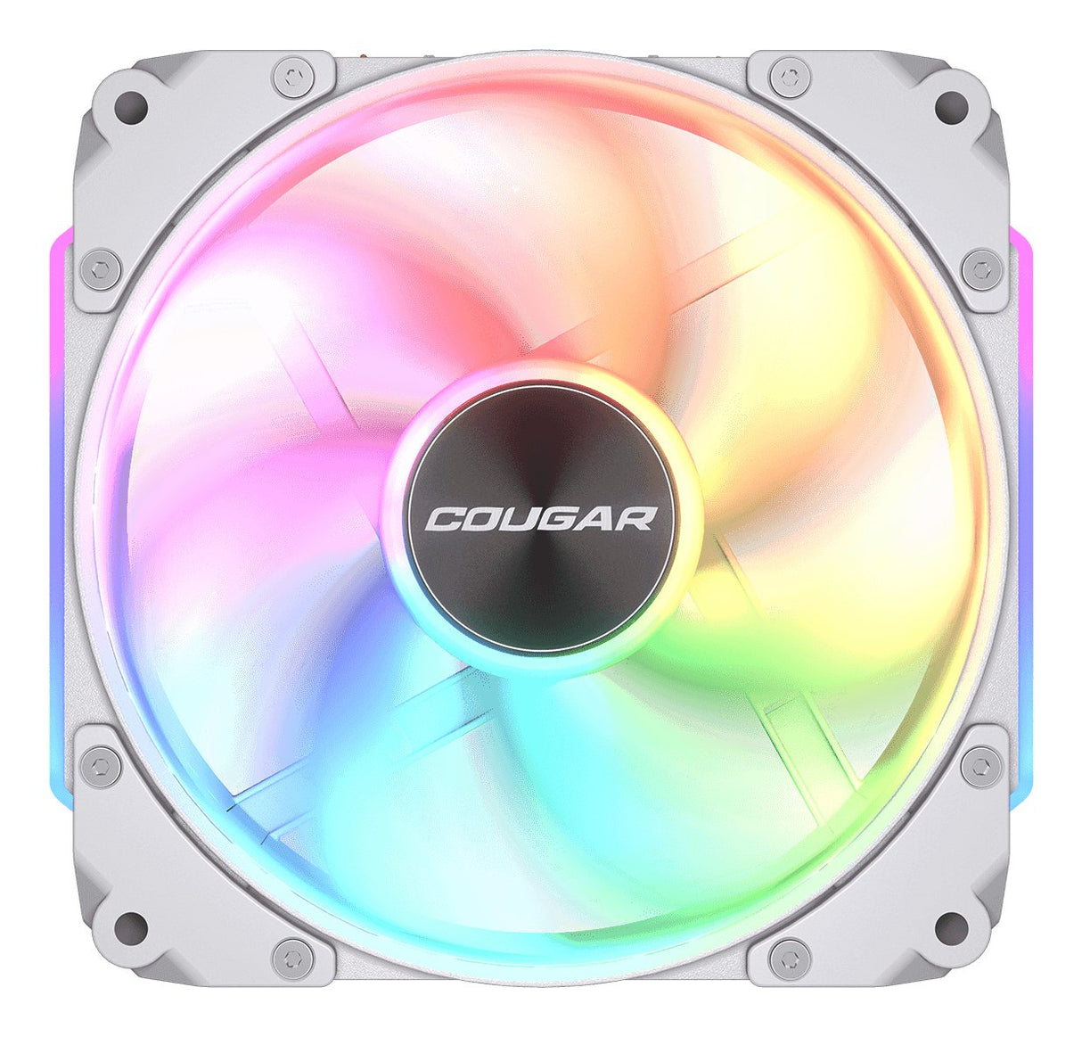Ventilador Pc Cougar  Apolar 120 Argb, Reverse Blade, Blanco