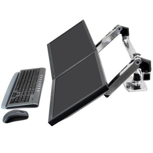 Soporte Ergotron Lx Series Dual Side-By-Side Arm 68,6 Cm (27") Plata