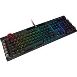 Teclado (Aleman) Corsair K100 Rgb Optisch-Mechanisch Opx Black