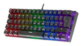 Mars Gaming Mk60 Teclado Gaming Mecanico - Ultra-Compacto 60% - Switches Antipolvo - Iluminacion Rgb - Teclas