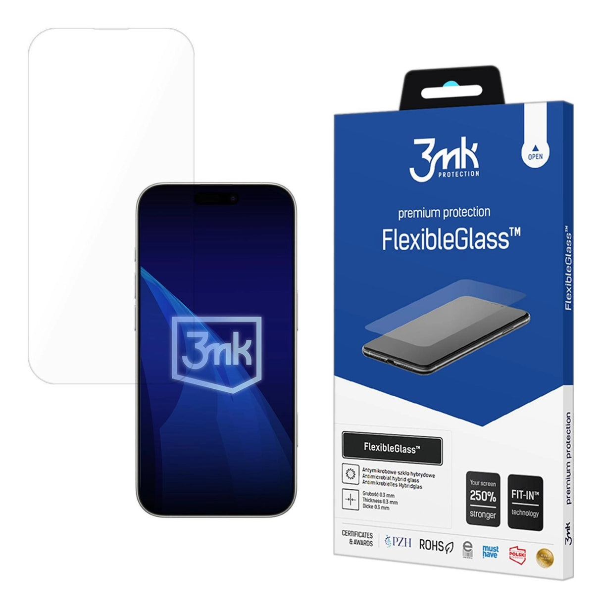 EAN 5903108674980 - 3MK FlexibleGlass Protector de pantalla Apple 1 pieza(s) imagen 1
