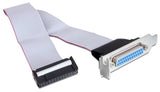 Delock Slot Bracket  1x Paralelo Bajo Perfil