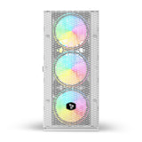 EAN 5901986048039 - Savio Raptor White X1 ARGB Glass/Mesh White Computer Case Midi Tower Blanco imagen 5