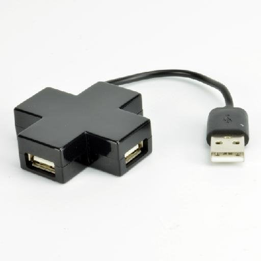 Usb 2.0 4 Port Hub - Black