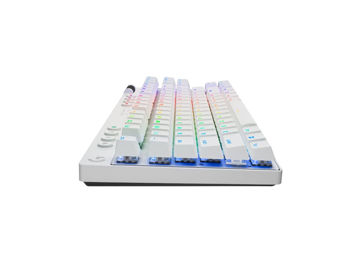 Teclado Ingles Logitech G Pro X Tkl Lightspeed Tactile Blanco