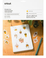 Cricut 2010364 Vinilo De Transferencia Térmica Lámina De Vinilo De Transferencia Térmica Vinilo De Termotransferencia Liso 10 Hojas