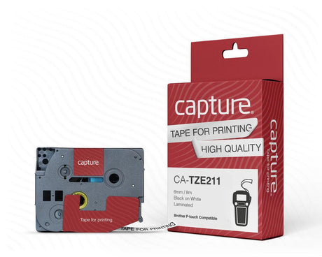 EAN 5704174942436 - Capture CA-TZE211 cinta para impresora de etiquetas imagen 1