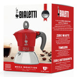 EAN 8006363029247 - Bialetti Moka induction Cafetera italiana 0,1 L Rojo, Plata imagen 5