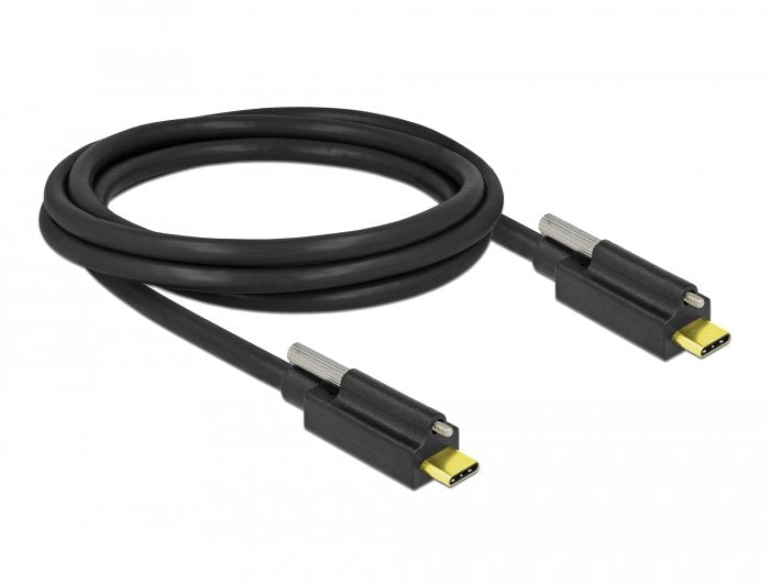 Cable Delock 84138 Usb 2 M Usb 3.2 Gen 2 (3.1 Gen 2) Usb C Negro