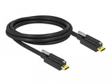 Cable Delock 84138 Usb 2 M Usb 3.2 Gen 2 (3.1 Gen 2) Usb C Negro