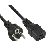 Cable De Alimentación Inline 16a Tipo F Recto A Conector Iec Iec320/C19 3m