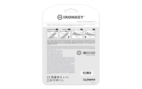 EAN 0740617338904 - Kingston Technology IronKey Keypad 200 unidad flash USB USB tipo A 3.2 Gen 1 (3.1 Gen 1) Azul imagen 4