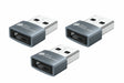 EAN 4014619881796 - Kabelmeister USB-AD203-3 cambiador de género para cable USB-A USB-C Gris imagen 1