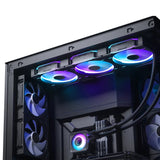 K Phanteks Glacier One 420d30 X2 Drgb Schwarz  Aio-Wasserkühlung