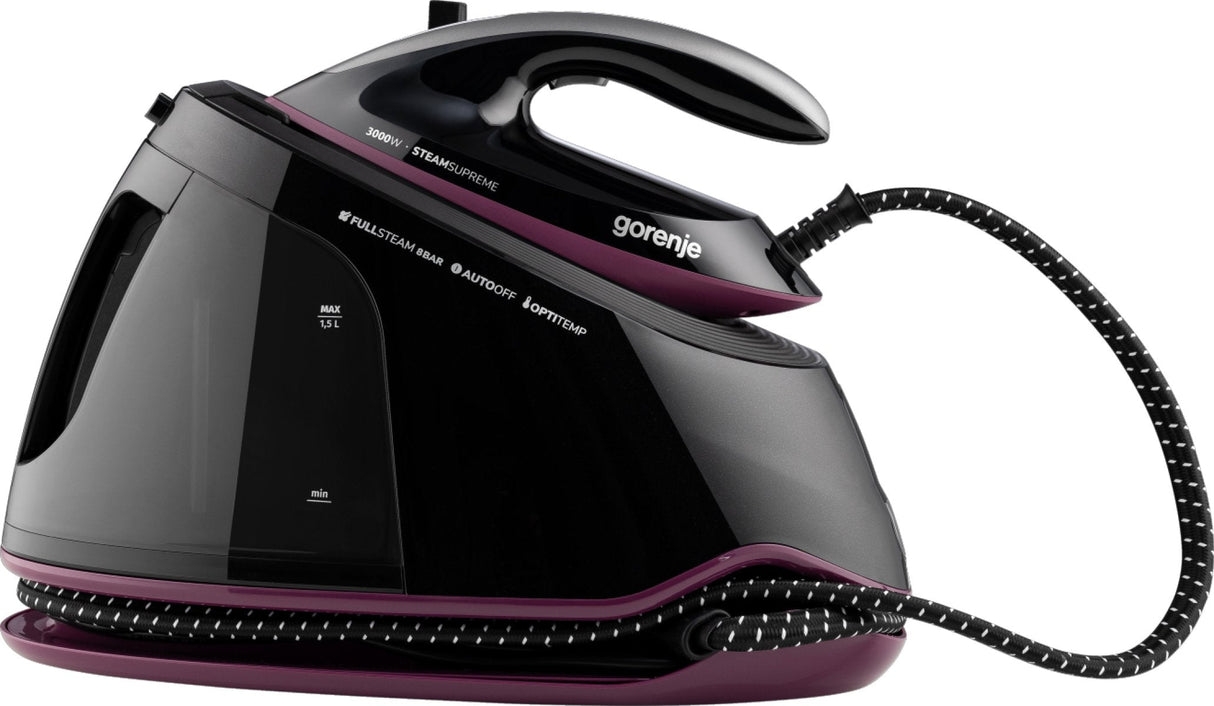 Generador De Vapor Gorenje Sgd3000bkv 1,5 L Suela De Cerámica Negro