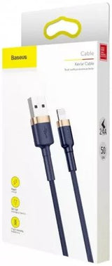 EAN 6953156290761 - Baseus CALKLF-CV3 cable de conector Lightning 2 m Azul, Oro imagen 5