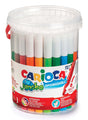 EAN 8003511423124 - Carioca 42312 marcador 50 pieza(s) Punta redonda Multicolor imagen 1