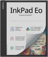 E Note Pocketbook Inkpad Eo Ereader 10.3" 64gb Gris Niebla Mist Grey