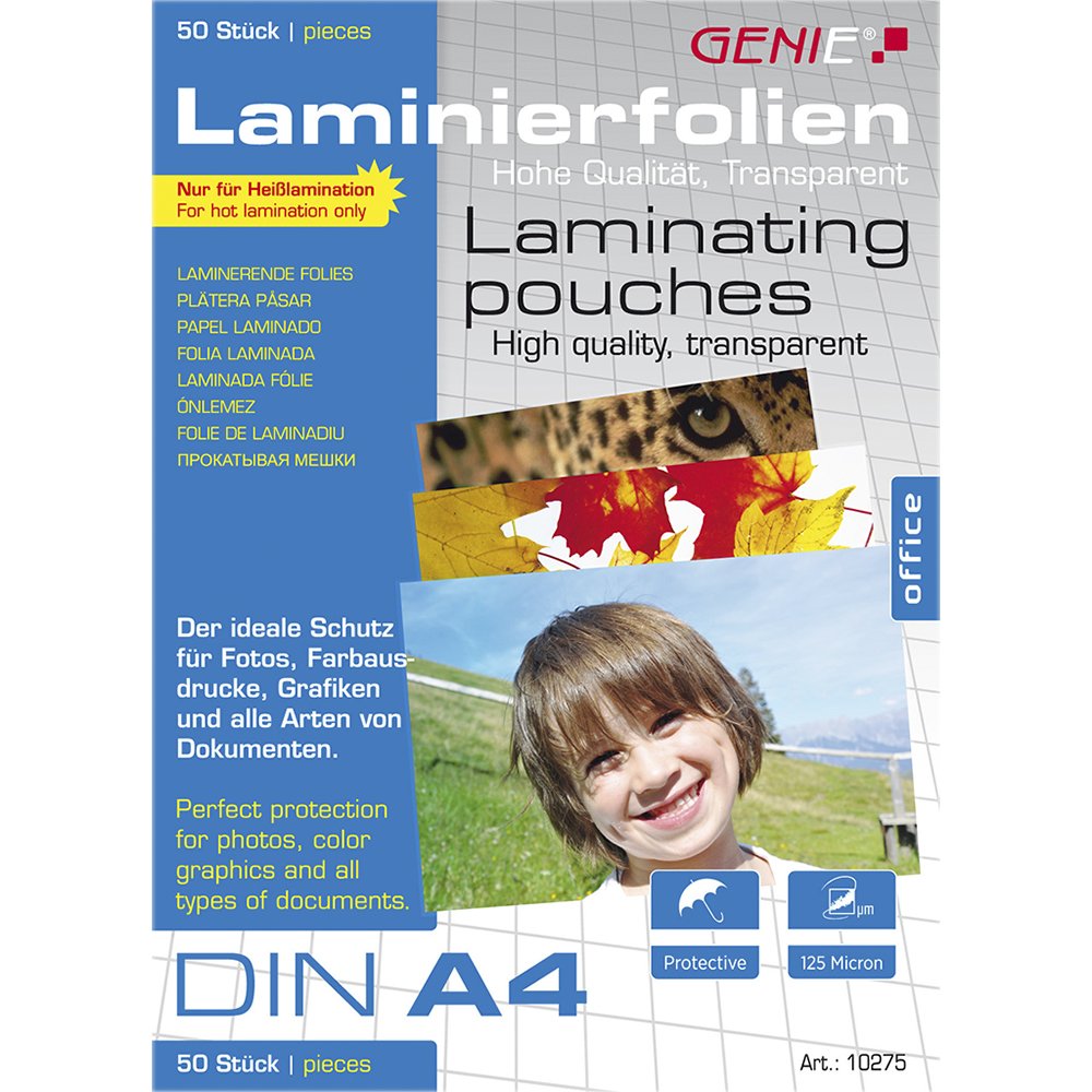 EAN 4015468102759 - Genie 10275 plastificador 50 pieza(s) imagen 1