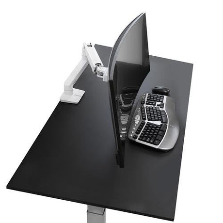 EAN 0698833054491 - Ergotron HX Series 45-475-216 soporte para monitor 124,5 cm (49") Escritorio Blanco imagen 6