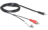 EAN 4043619842124 - DeLOCK 3.5mm/2 x RCA cable de audio 5 m 3,5mm Negro imagen 1