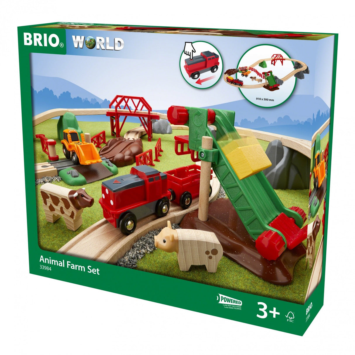 Brio Conjunto Tren De La Granja De 63398400