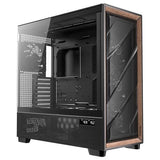 Caja Pc Antec Flux Pro_euv Wood Atx 2xusb3.0 Sin Fuente Negro