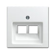 EAN 4011395190715 - Busch-Jaeger 1803-02-914 placa de pared y cubierta de interruptor Blanco imagen 1