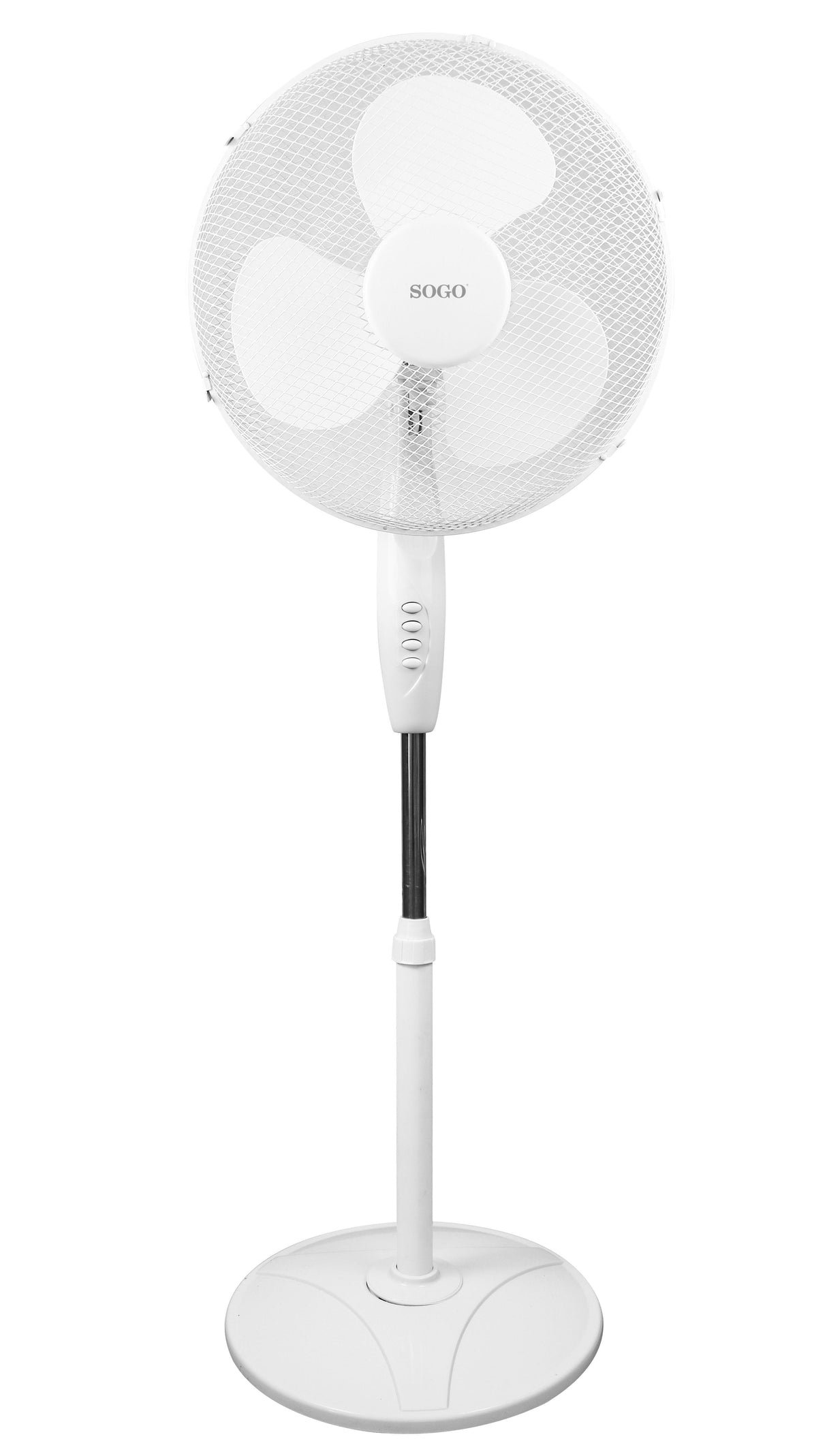 Ventilador De Pie 40cm Sogo Sog-8425490133731 Blanco 40 W