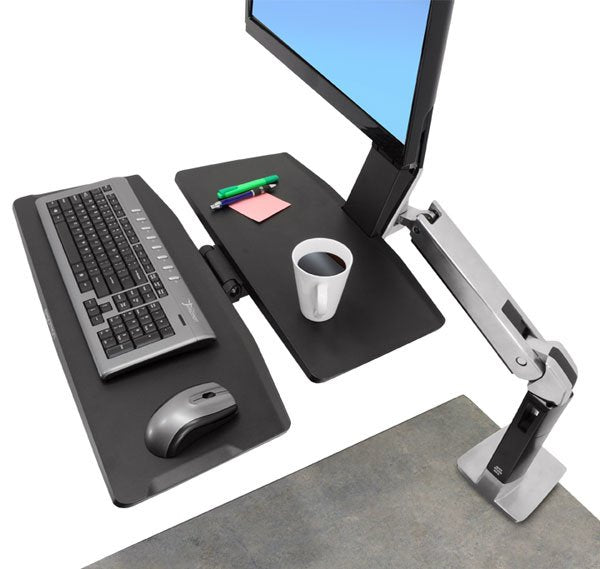 Ergotron Workfit-A Single Ld Workstation With Worksurface